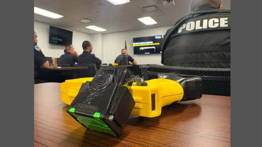 Beaufort Police Taser training