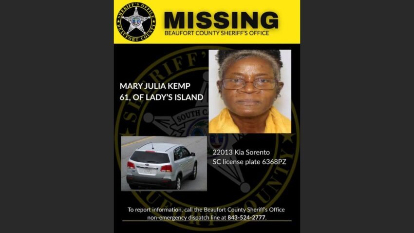 Mary Julia Kemp missing